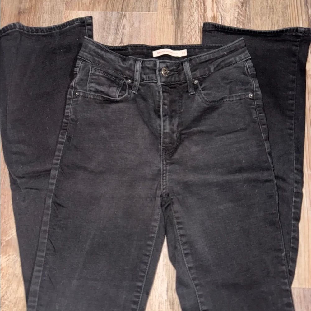 Women's Levi Black Jeans High Rise